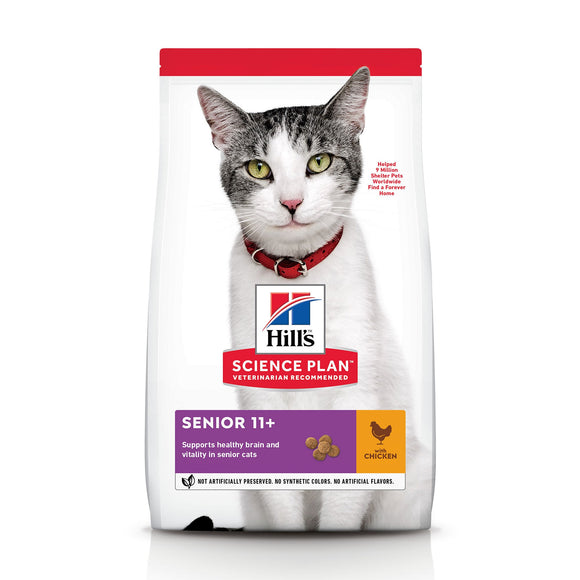 HILL'S CAT SENIOR 11+ CHICKEN 1.5 KG