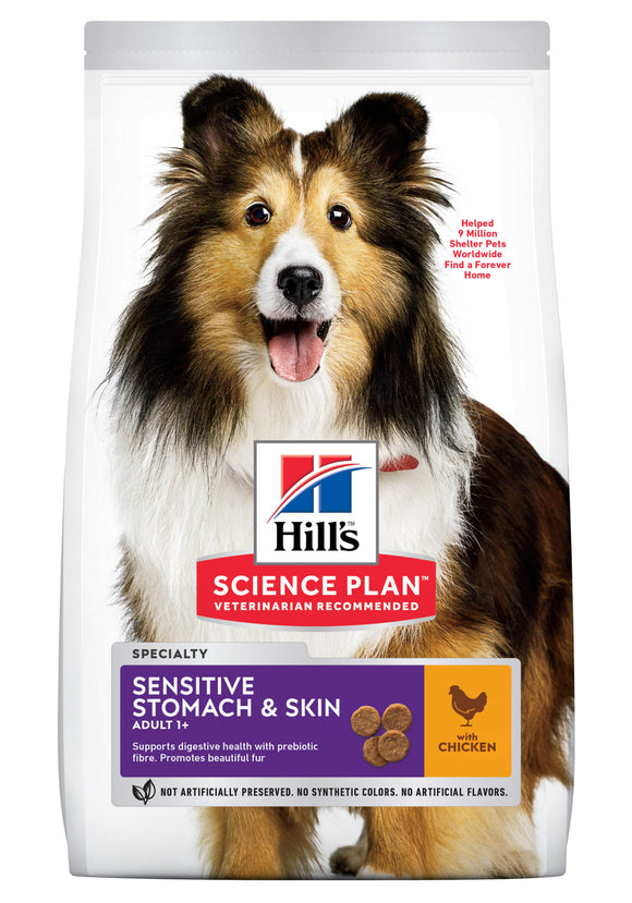 HILL'S DOG AD STMACH&SKN M/L CHK 2.5 KG