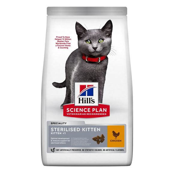 HILL'S CAT KITTEN STERILISED CHK 1.5 KG