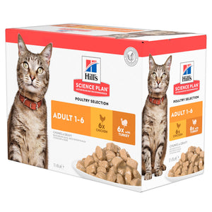 HILL'S CAT AD POULTRY SEL MP 12x85 GR