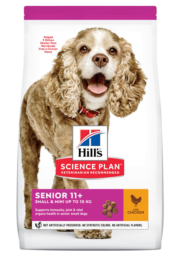 HILL'S DOG SENIOR 11+ S CHICKEN 1.5 KG