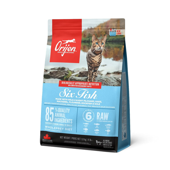 ORIJEN WHOLE PREY 6 FISH CAT 1.8 KG