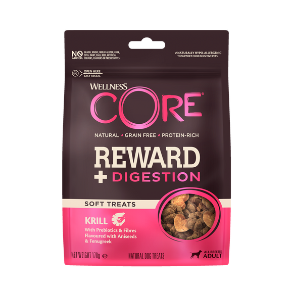 WC R+ TREATS DIGESTION KRILL 170 GR