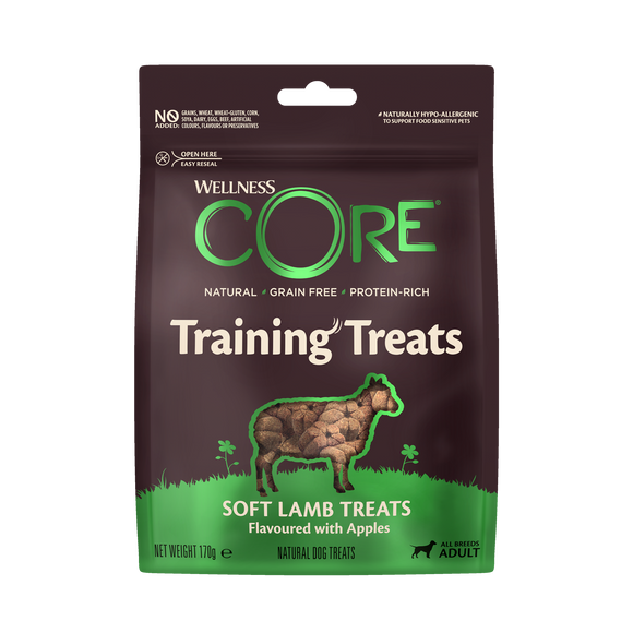 WC TRAINING TREATS LAMB/APPLE 170 GR