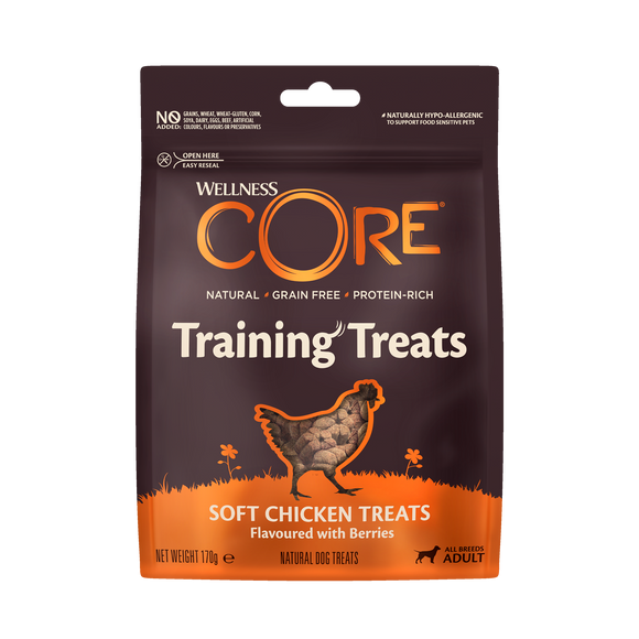 WC TRAINING TREATS CHKN/BERRIES 170 GR