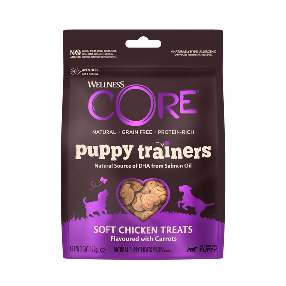 WC PUPPY TRAINERS CHICKEN/CARROT 170 GR