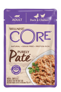 WC PURE PATE CAT ADULT DUCK/CHKN 85 GR