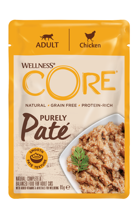 WC PURE PATE CAT ADULT CHICKEN 85 GR