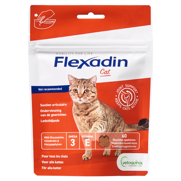 FLEXADIN CAT CHEWS 60 ST