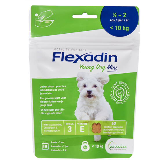 FLEXADIN YOUNG DOG MINI CHEWS 60 ST