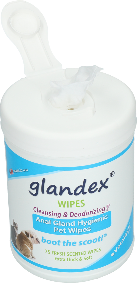 GLANDEX WIPES 75 ST