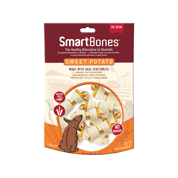 SMARTBONES SWEET POTATO MINI  8 ST