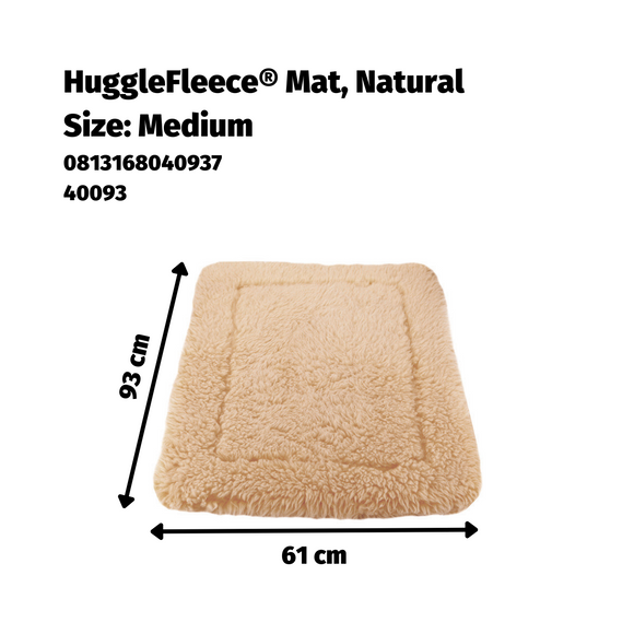 HUGGLEHOUNDS MAT NATURAL MEDIUM