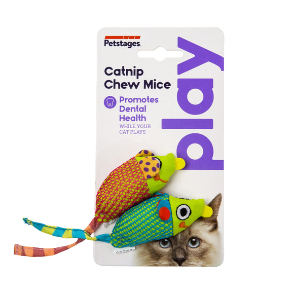 PETSTAGES CATNIP CHEW MICE