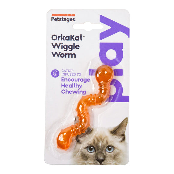 PETSTAGES CAT ORKA CATNIP WORM