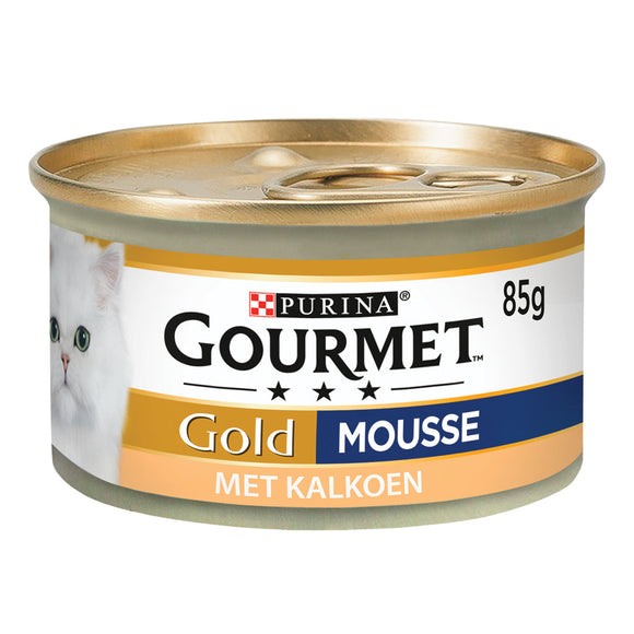 GOURMET GOLD BLIK MOUSSE KALKOEN 85 GR