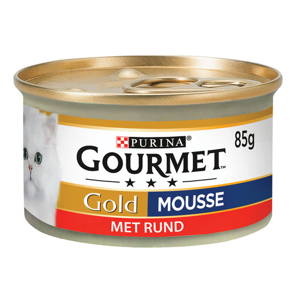 GOURMET GOLD BLIK MOUSSE RUND 85 GR