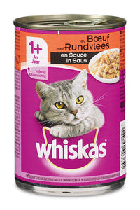 WHISKAS BLIK ADULT SAUS RUND 400 GR