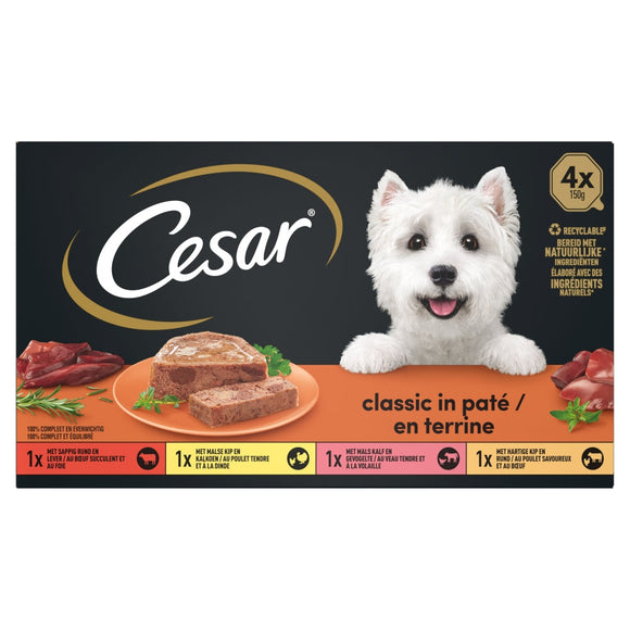 CESAR CLASSIC ALU PATE MP 4x150 GR