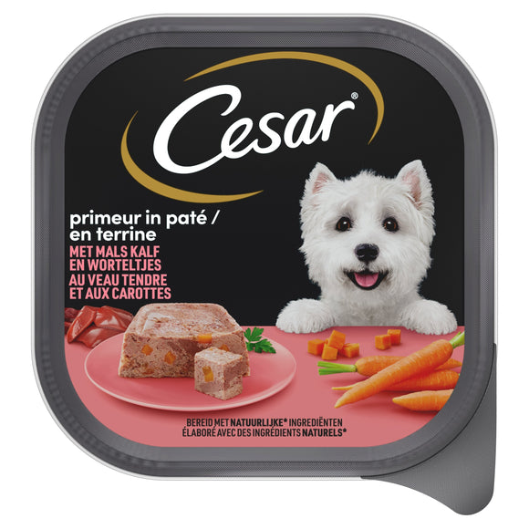 CESAR PRIMEUR ALU PATE KALF&WRTL 300 GR