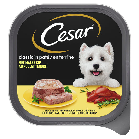 CESAR CLASSIC ALU PATE MALSE KIP 300 GR