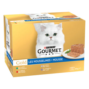 GOURMET GOLD BLIK MOUSSE RUND MP 24x85 GR