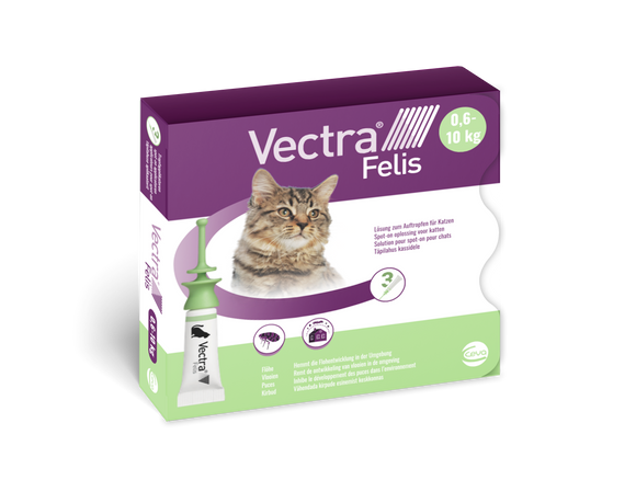 VECTRA FELIS 0,6-10KG 3P 3 PIP