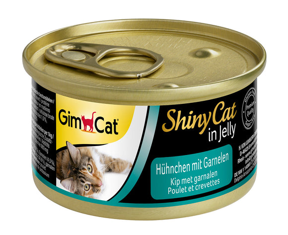 GIMCAT SHINYCAT KIP&GARNAAL 70 GR