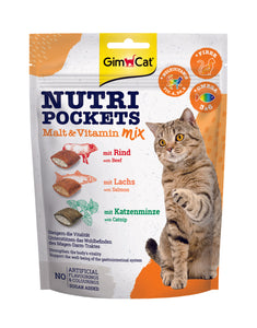 GIMCAT NUTRI POCKETS MALTVIT MIX 150 GR