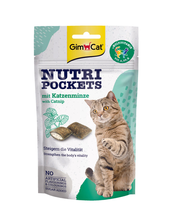 GIMCAT NUTRI POCKETS CATNIP 60 GR