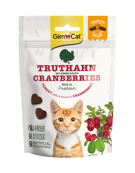 GIMCAT CRUNCHY SNACK KALK&CRANB 50 GR