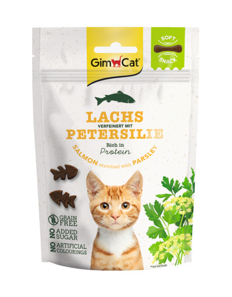 GIMCAT SOFT SNACK ZALM&PETRSLIE 60 GR