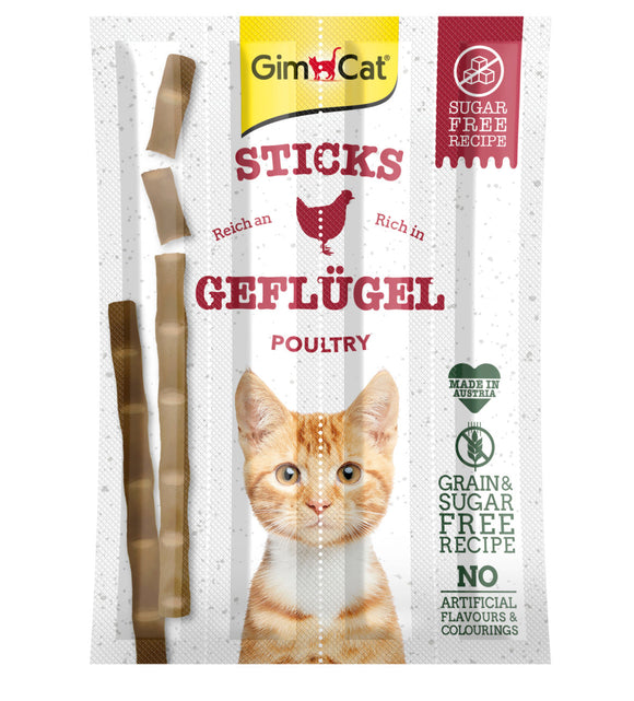 GIMCAT STICKS GEVOGELTE 4 ST