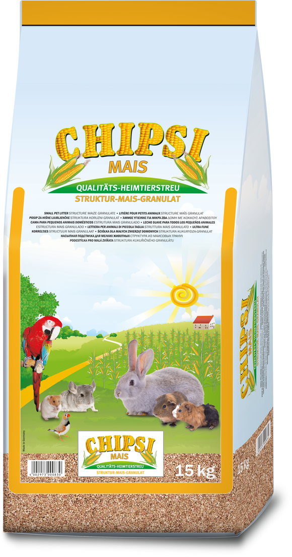 CHIPSI MAIS BEDDING 15 KG