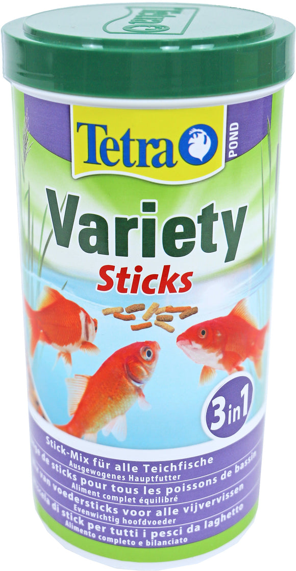 TETRA POND VARIETY STICKS 1 LTR