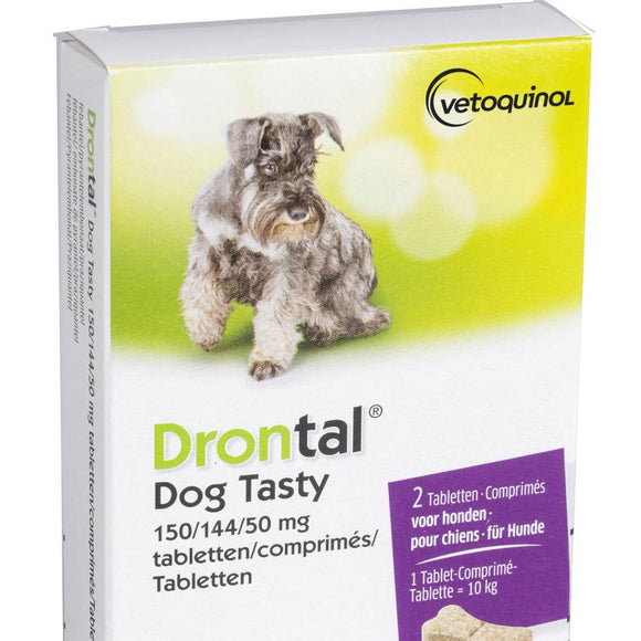 DRONTAL DOG TASTY -10KG 2 TABL