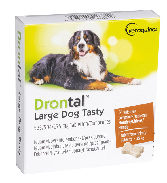 DRONTAL LRG DOG TASTY 2 TABL