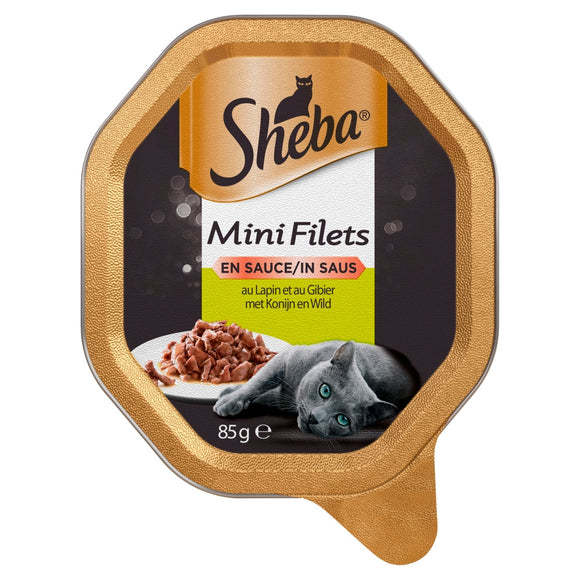 SHEBA M FIL ALU SAUS KONIJN&WILD 85 GR