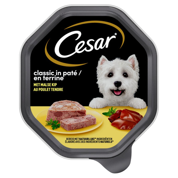 CESAR CLASSIC ALU PATE MALSE KIP 150 GR