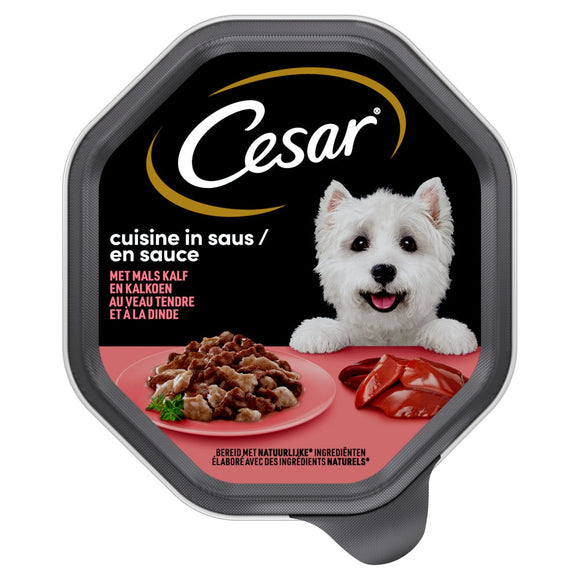 CESAR CUISINE ALU SAUS KALF&KALK 150 GR