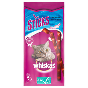 WHISKAS CATSTICKS ZALM 18 GR