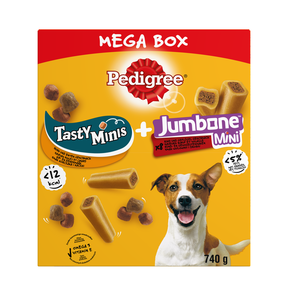 PEDIGREE JUMBN&TASTYMINI MEGABOX 740 GR