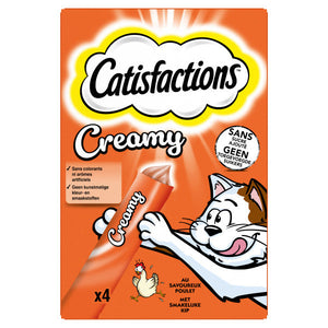 CATISFACTIONS CREAMY KIP 4x10 GR