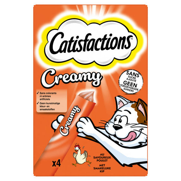 CATISFACTIONS CREAMY KIP 4x10 GR