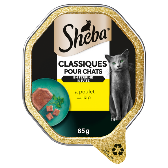 SHEBA CLASSICS ALU PATE KIP 85 GR