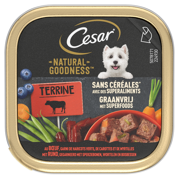 CESAR NTRL GDNS ALU PATE RUND GV 100 GR