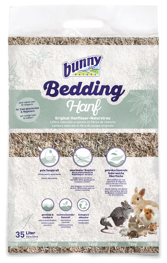 BUNNY BEDDING HANF 35 LTR