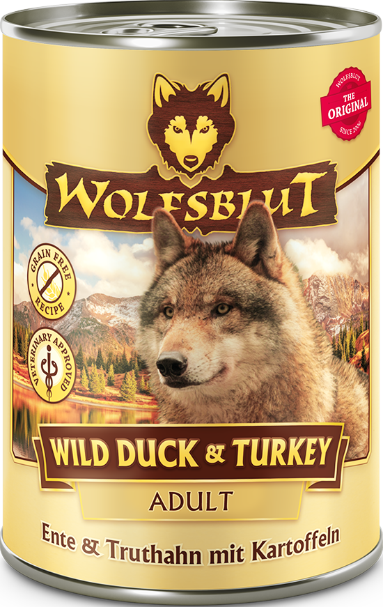 WOLFSBLUT ADULT WILD DUCK&TRKY 395 GR