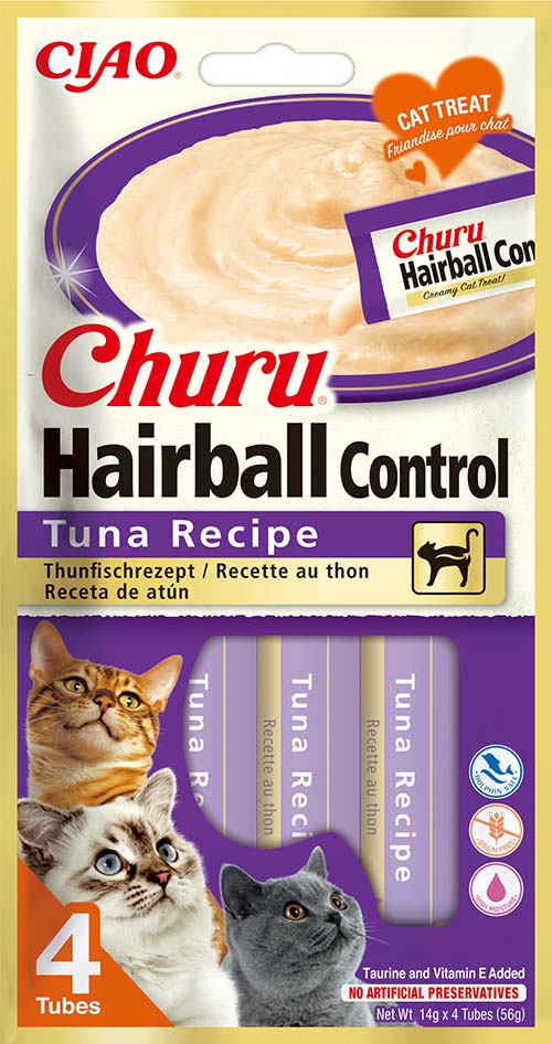 CIAO CHURU HAIRBALL TUNA 56 GR