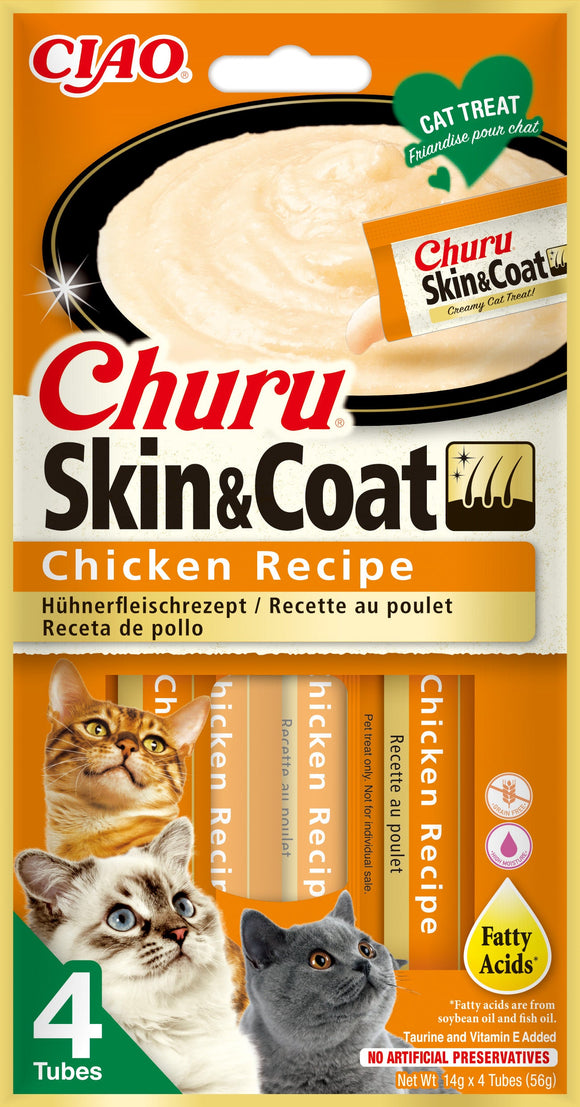 CIAO CHURU SKIN&COAT CHICKEN 56 GR